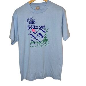 Vintage Maine Congress of Lake Associations Cotton Tee